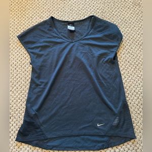 Grey Nike Dri-Fit shirt